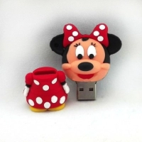 Memoria USB en PVC 3D diseño Minnie Mouse
