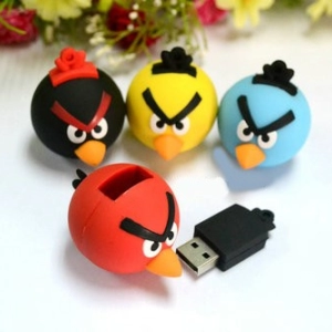 Memoria USB en PVC 3D diseño Angry Birds