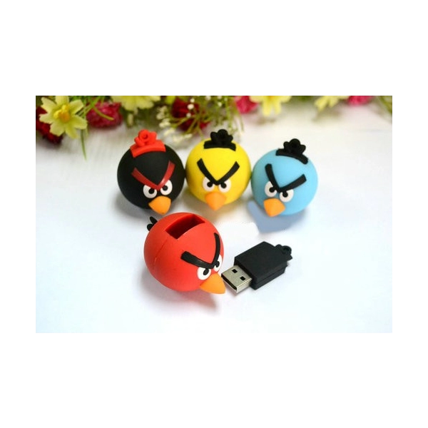 Memoria USB en PVC 3D diseño Angry Birds