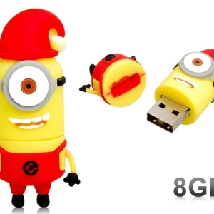 Memoria USB en PVC 3D diseño Minion