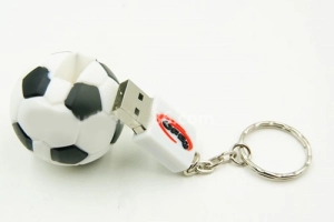 Memoria USB en PVC 3D diseño Balon de Futbol