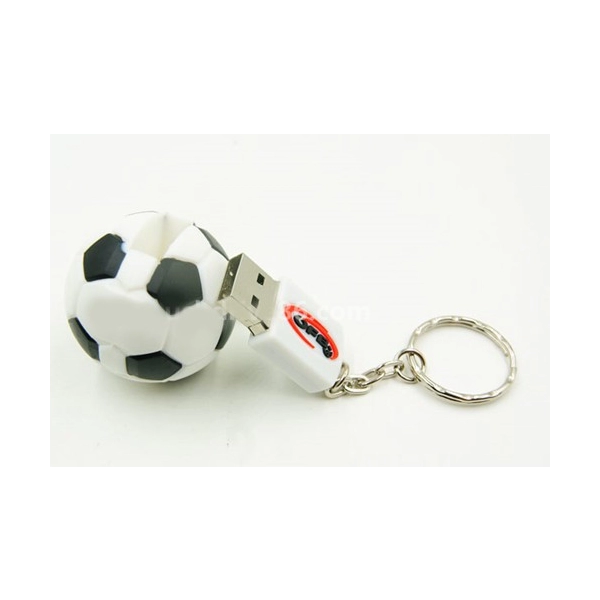Memoria USB en PVC 3D diseño Balon de Futbol