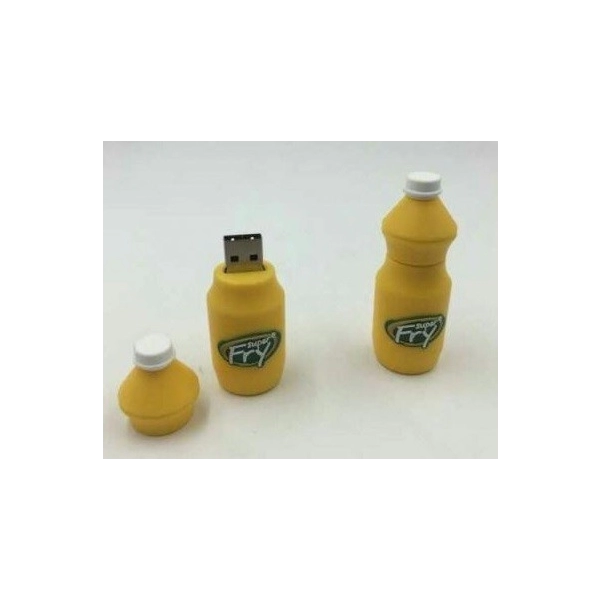 Memoria USB en PVC 3D diseño Botella de Jugo