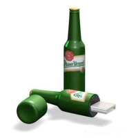 Memoria USB plastica diseño Botella de Cerveza