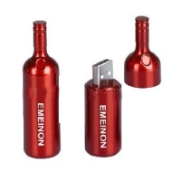 Memoria USB metalica en forma de Botella