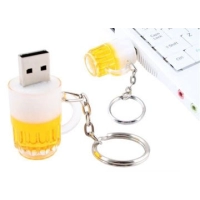 Memoria USB acrilica diseño mug de cerveza