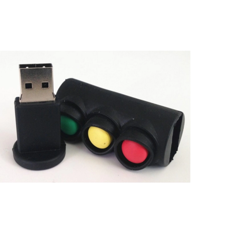 Memoria USB en PVC 3D diseño Semaforo