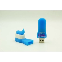 Memoria USB en PVC 3D diseño Cepillo de Dientes