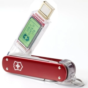 Memoria USB metalica en forma de Navaja