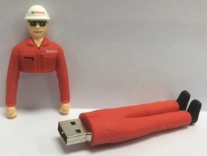 Memoria USB en PVC 3D diseño Figura Humana