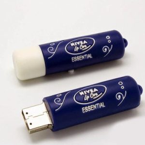 Memoria USB en PVC 3D diseño Humectante Labial
