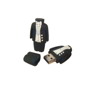 Memoria USB en PVC 2D diseño Vestido de Hombre