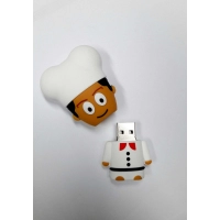 Memoria USB en PVC 3D diseño Mini Chef