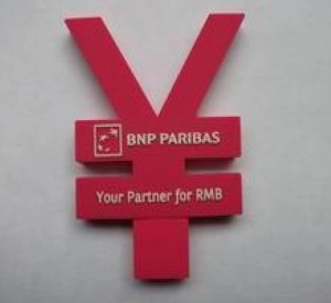 Memoria USB en PVC 2D diseño Logo Paribas