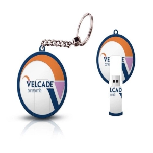 Memoria USB en PVC 2D diseño logo Velcade