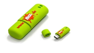 Memoria USB en PVC 3D diseño Logo Nickelodeon