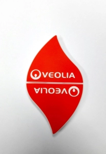 Memoria USB en PVC 2D diseño logo Veolia