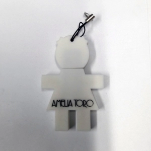 Memoria USB en PVC 2D diseño Logo Amelia Toro