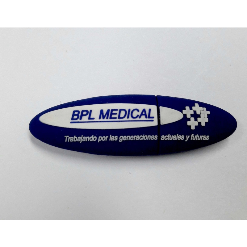 Memoria USB en PVC 2D diseño logo BPL Medical