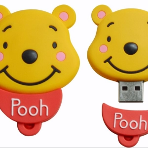 Memoria USB en PVC 2D diseño Osito Winnie Pooh