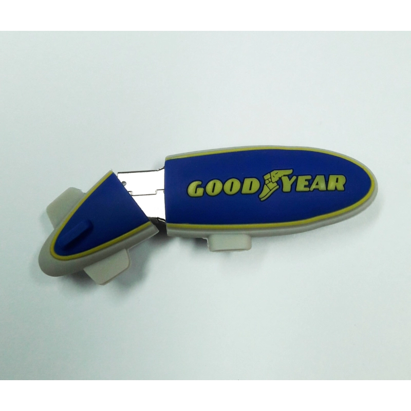 Memoria USB en PVC 3D diseño Dirigible Goodyear