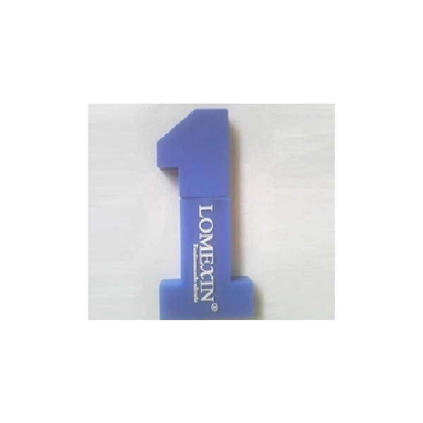 Memoria USB en PVC 2D diseño Numero 1