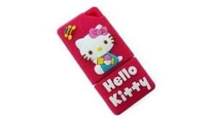 Memoria USB en PVC 2D diseño Hello Kitty