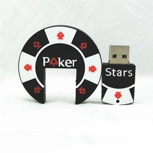 Memoria USB en PVC 2D diseño Ficha Casino