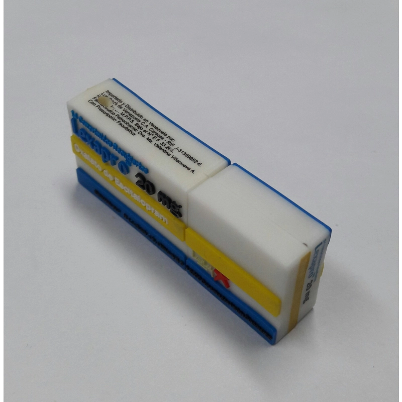 Memoria USB en PVC 2D diseño Caja de Medicina
