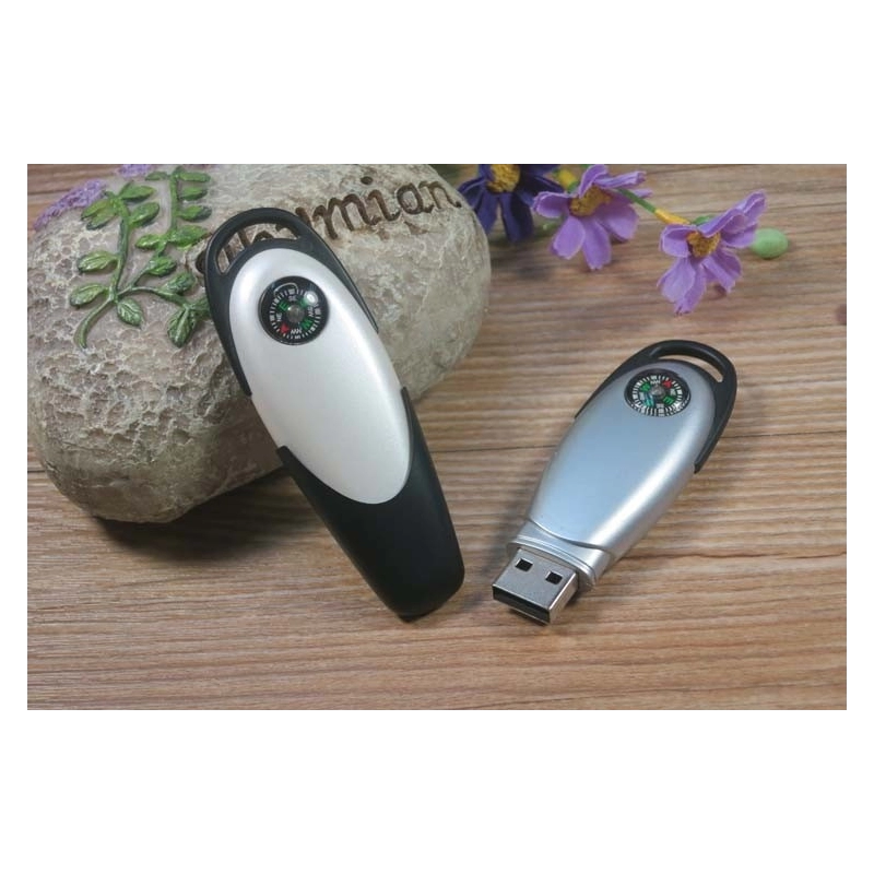 Memoria USB plastica con Brujula