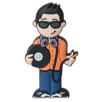 Memoria USB en PVC 2D diseño Musico