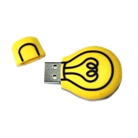 Memoria USB en PVC 2D diseño Bombillo