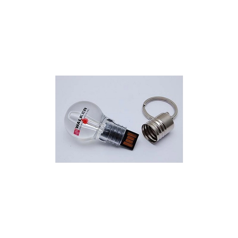 Memoria USB diseño Bombillo en acrilico y metal