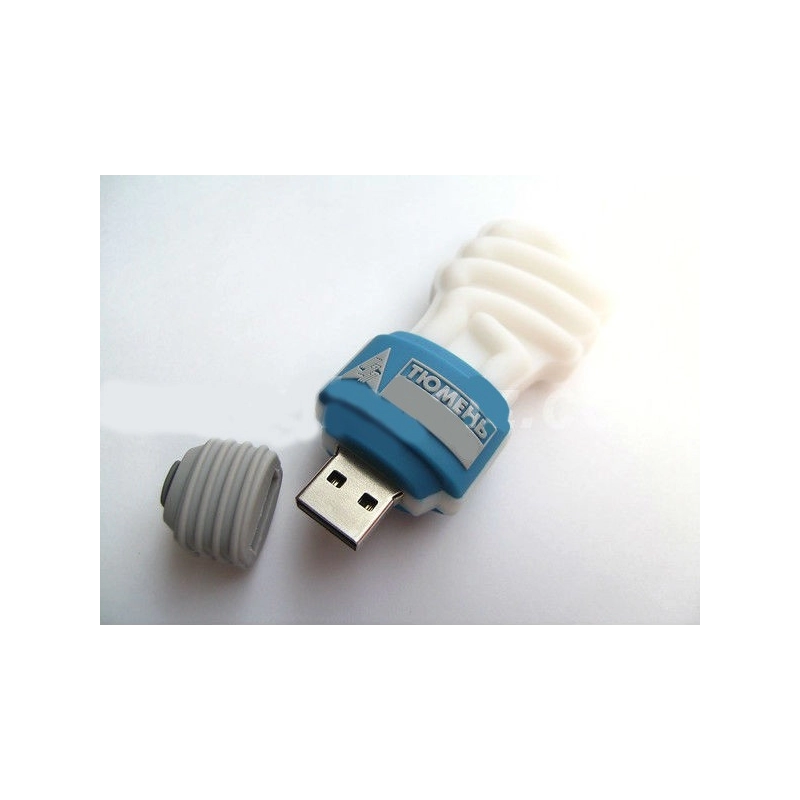 Memoria USB en PVC 3D diseño Bombillo