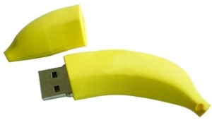 Memoria USB en PVC 3D diseño Banano