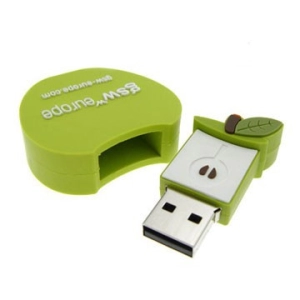 Memoria USB en PVC 2D diseño Manzana