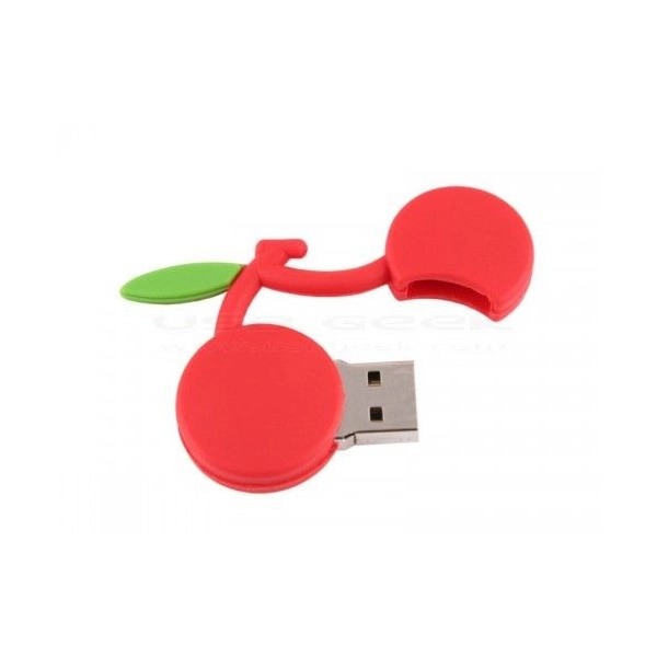 Memoria USB en PVC 2D diseño Cereza