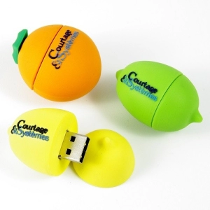 Memoria USB en PVC 3D en forma de Frutas