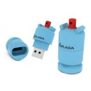 Memoria USB en PVC 3D diseño Tanque para Gas