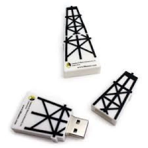 Memoria USB en PVC 3D diseño Torre para Exploracion de Petroleo