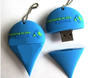 Memoria USB en PVC 3D diseño Gota