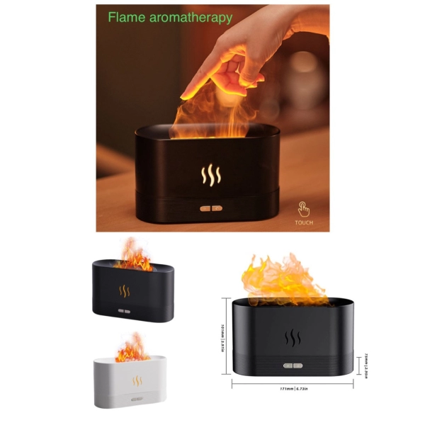 Difusor para Aromaterapia con Flama, 16 x 8 x 10.5 cmts