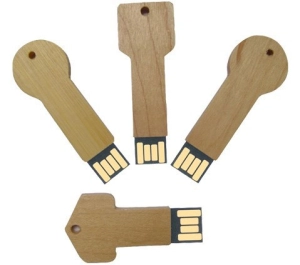 Memoria USB en madera diseño Llave