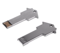 Memoria USB metalica diseño Llave en forma de Casa