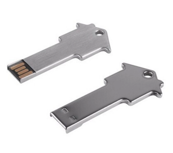 Memoria USB metalica diseño Llave en forma de Casa
