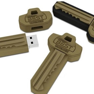 Memoria USB en PVC 2D diseño Llave
