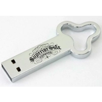 Memoria USB metalica en forma de llave