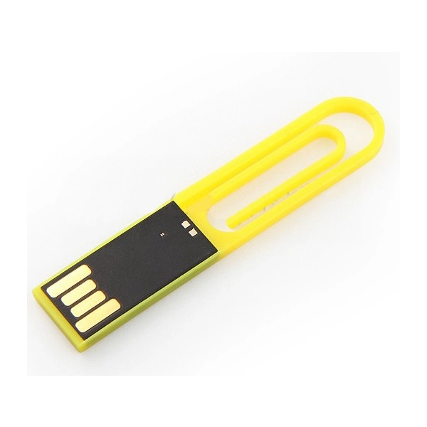 Memoria USB plastica en forma de Clip