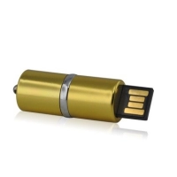 Memoria USB metalica mini en forma de cilindro