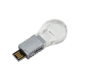 Memoria USB plastica en forma de foco